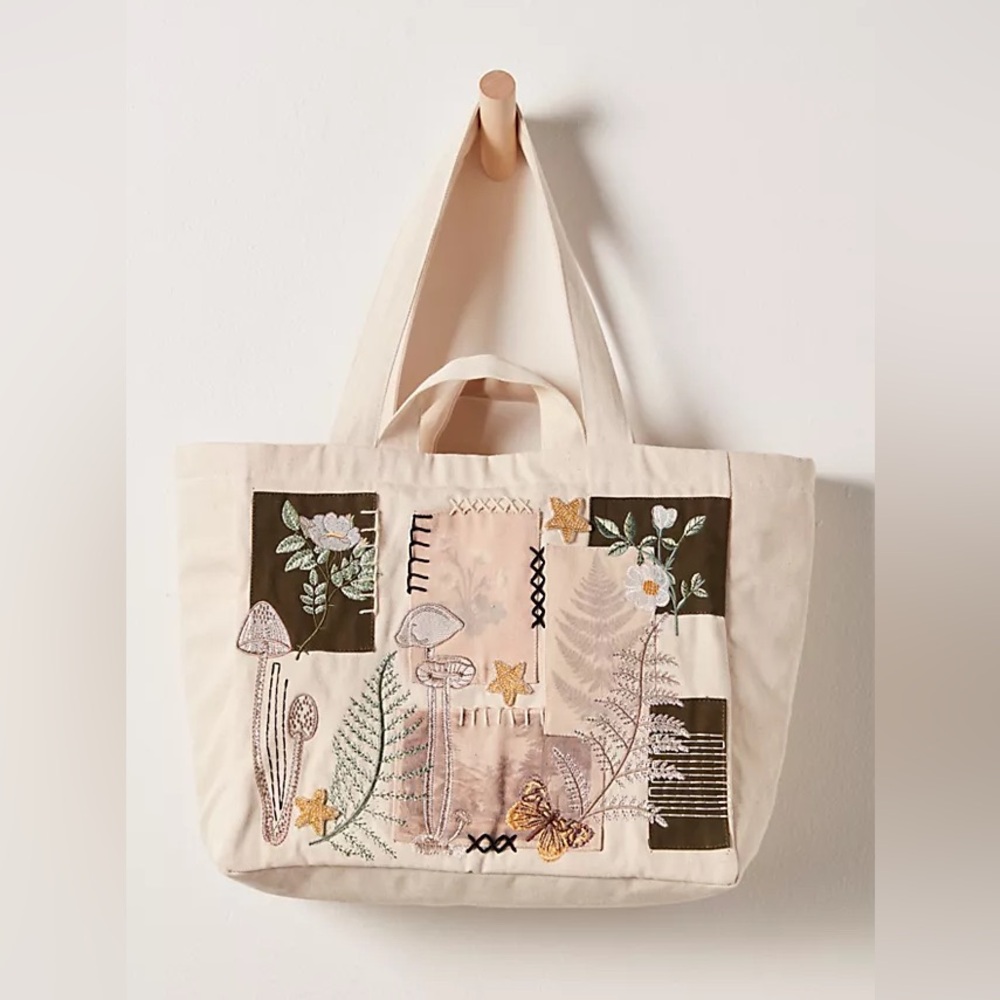 Free People Denim & Bone Tote